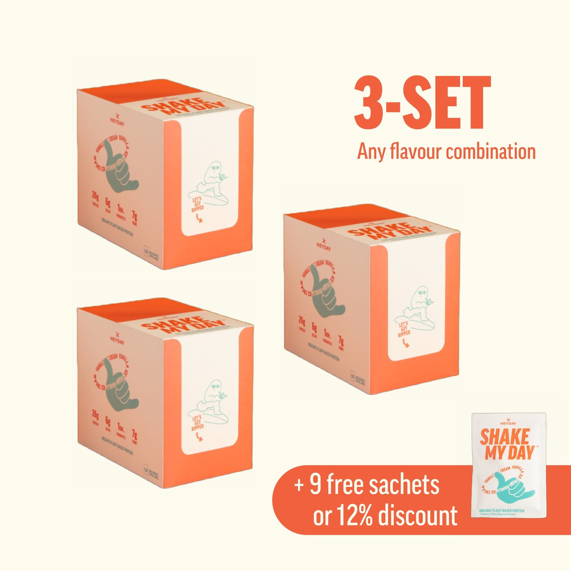 Heyday - saver set - Three 480g Boxes