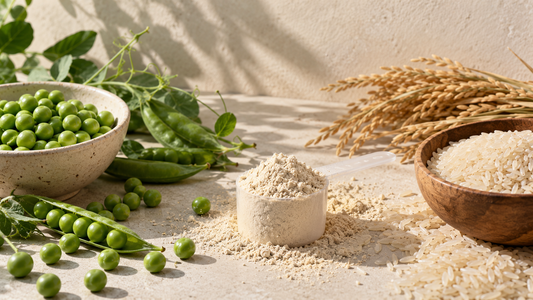 Pea vs. Rice Protein: Why Neither Works Alone (And the Science Behind Blending Them)